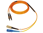 Gigabit Ethernet Multimode Duplex, 62.5/125 Fiber cable, ST/SC, 3M