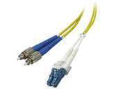 Singlemode Duplex, 9/125 Fiber cable, FC/LC, 3M