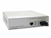 Smart 10/100TX to 100FX PoE Media Converter