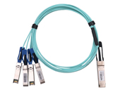 100G QSFP28 to 4 SFP28 AOC Cable OM3