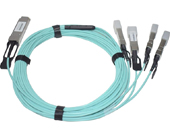 40G QSFP+(SFF-8436) to 4*10G SFP+(SFF-8432) breakout Active Optical Cables